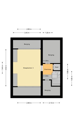 Floorplan - Statenlaan 35, 2411 SR Bodegraven